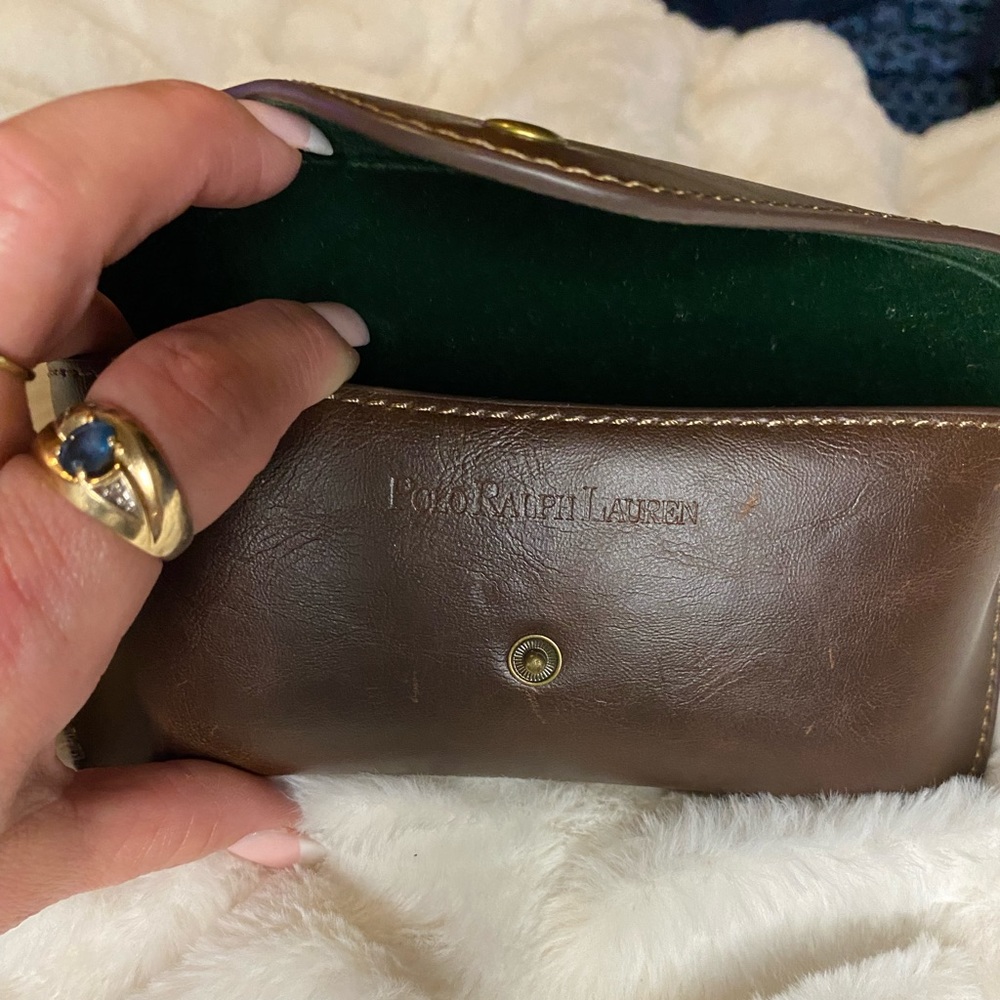 Unisex Ralph Lauren sun glass case